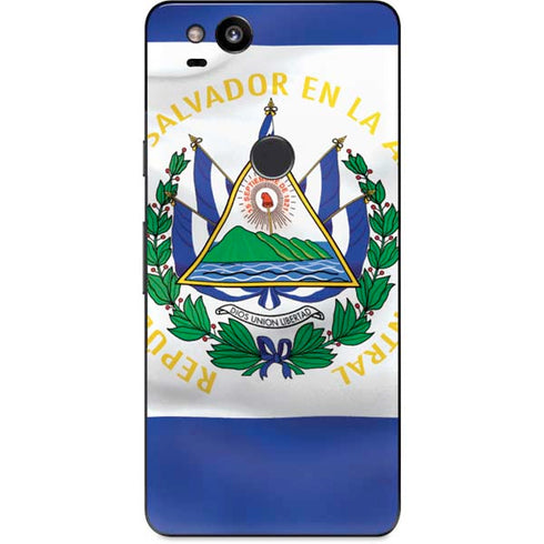El Salvador Flag Google Pixel 2 Skin